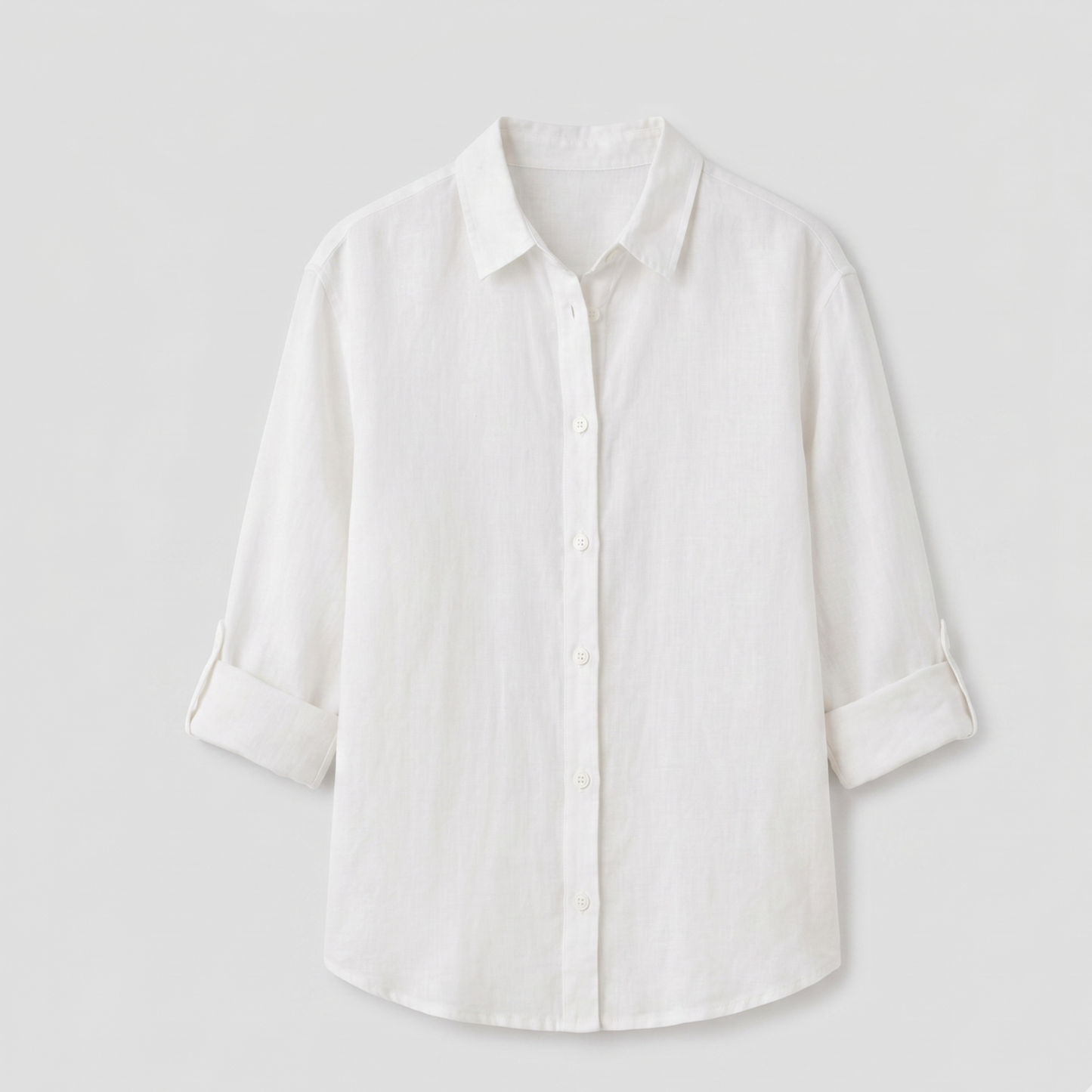 Breathable Linen Cotton Blend Blouse Women Summer