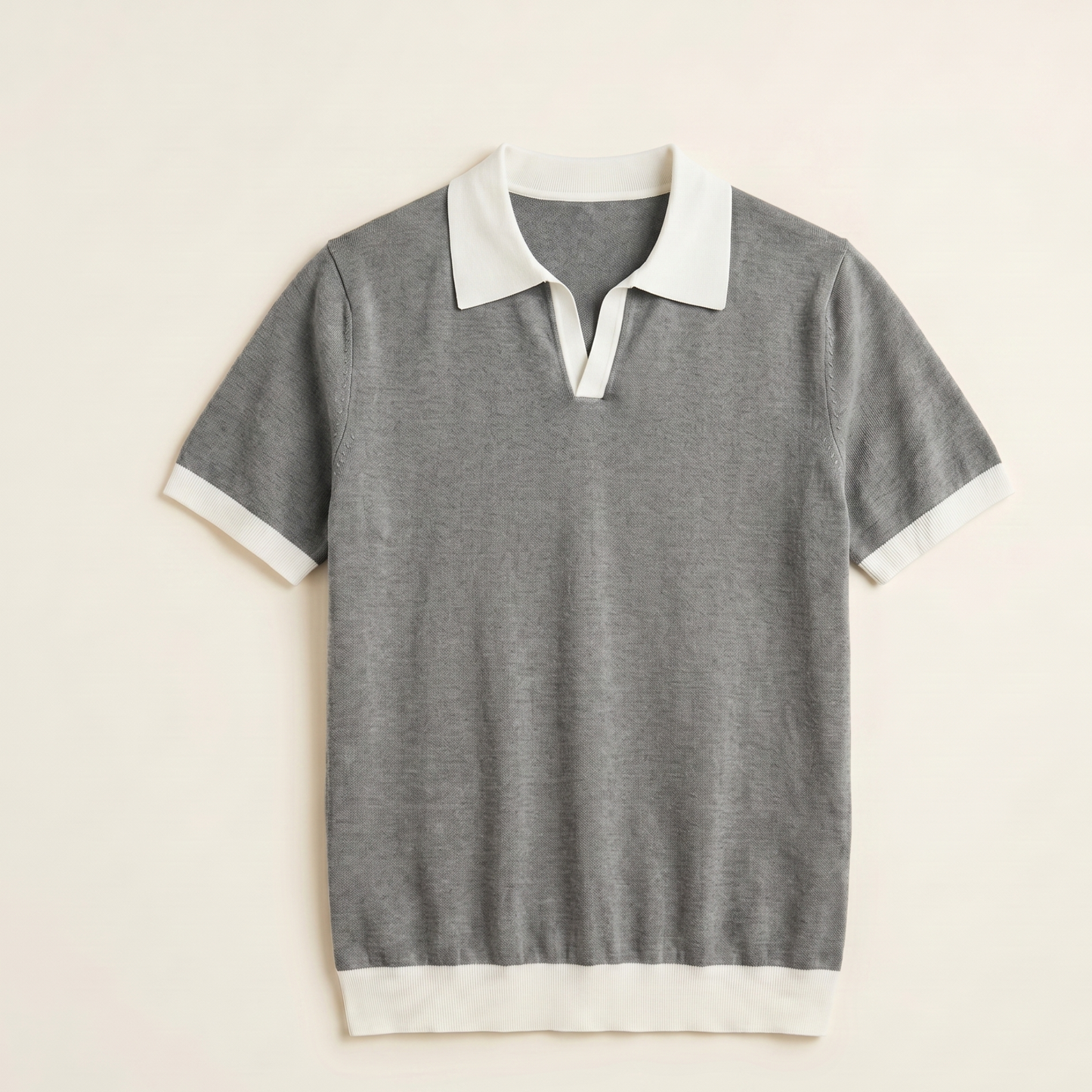 Regular Fit Short Sleeve Polo Shirt Men Casual