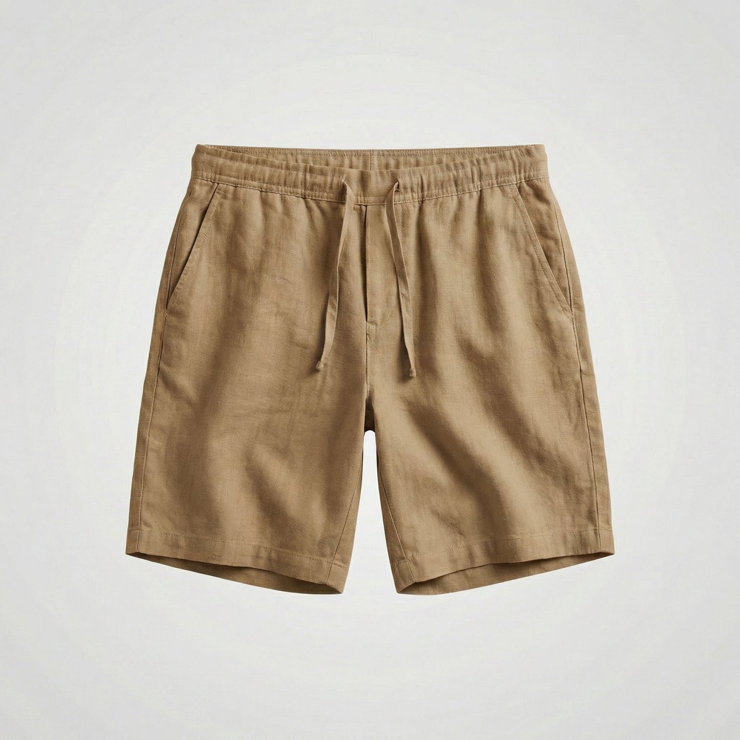 Breathable Linen Shorts Men Summer