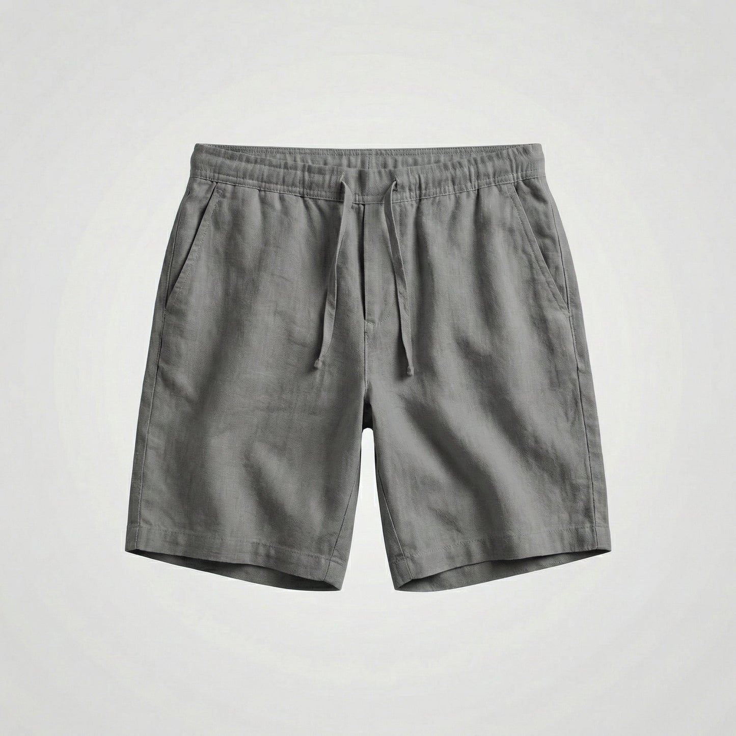Breathable Linen Shorts Men Summer