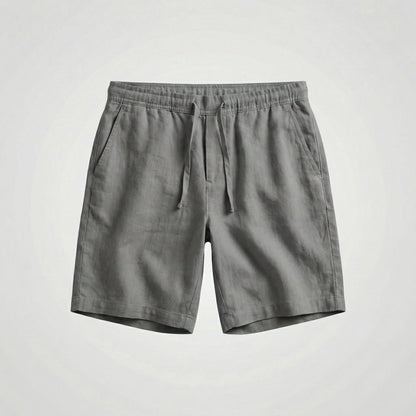 Breathable Linen Shorts Men Summer