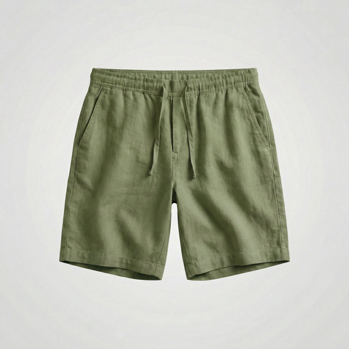 Breathable Linen Shorts Men Summer