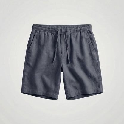 Breathable Linen Shorts Men Summer