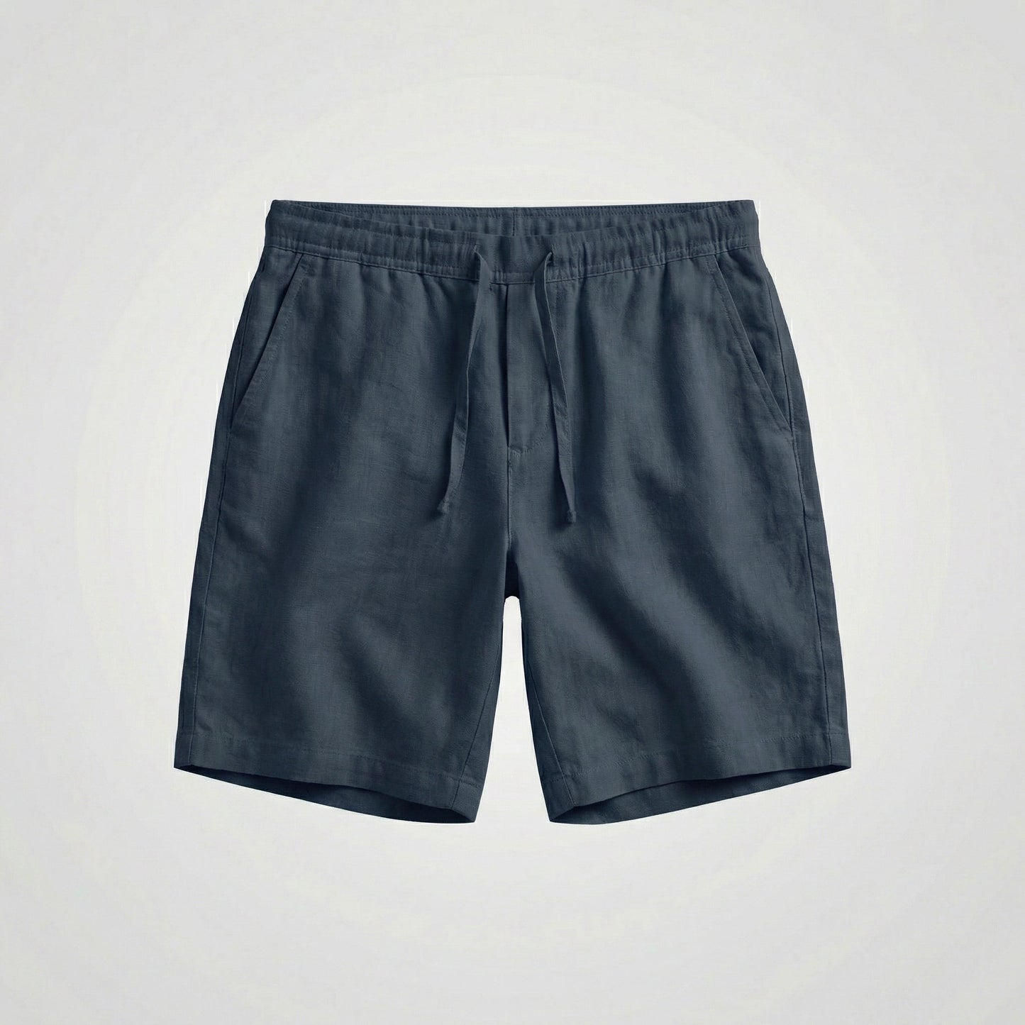 Breathable Linen Shorts Men Summer