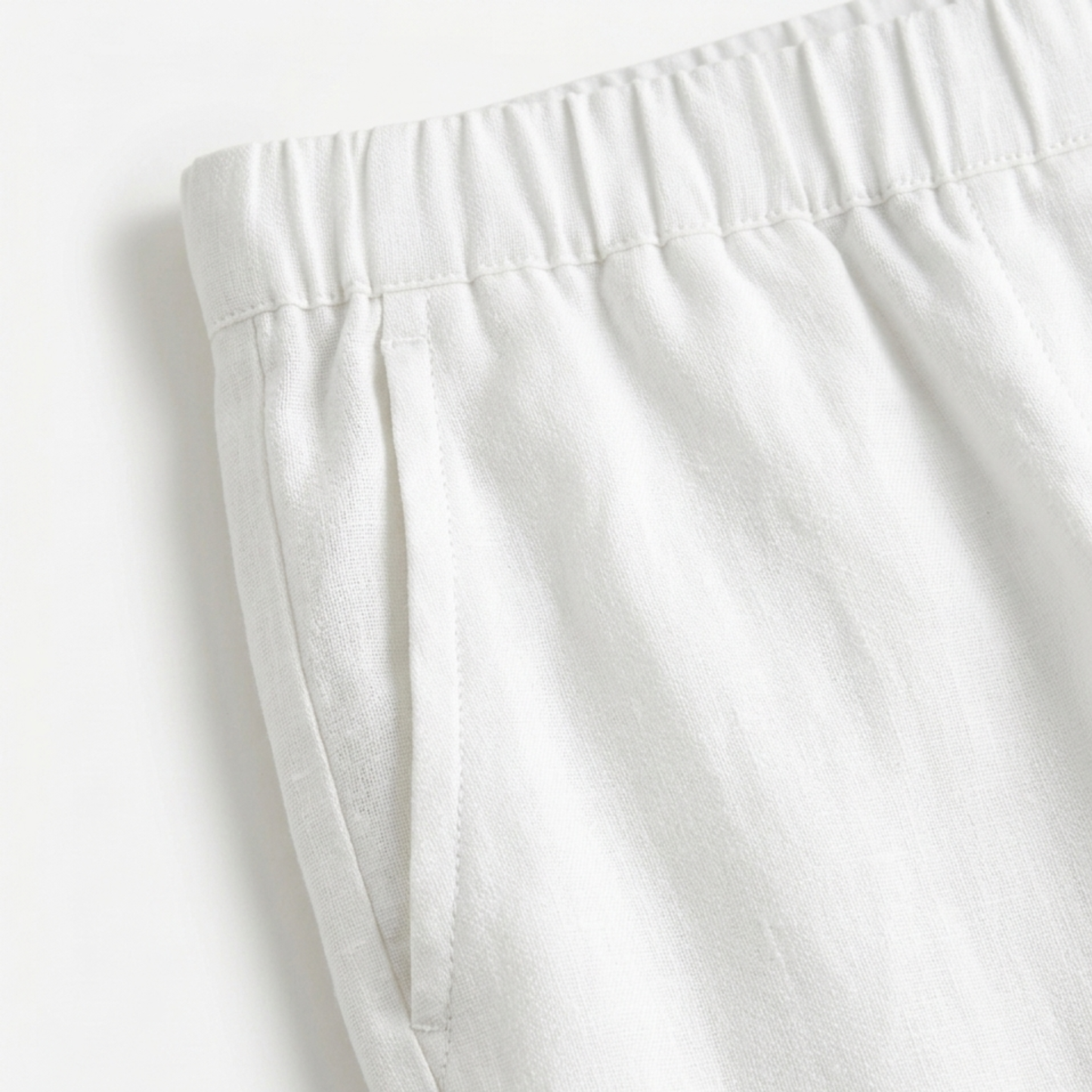 Cropped Linen Trousers Women Summer