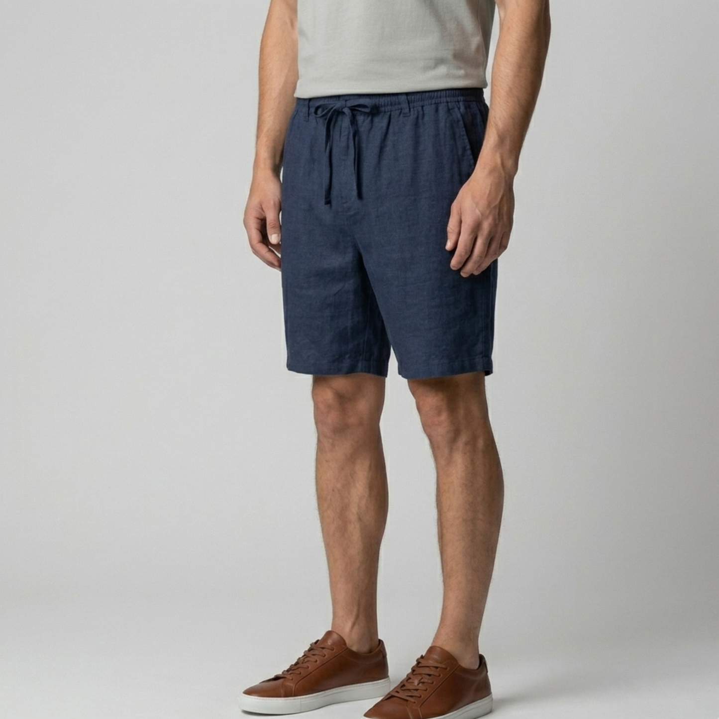 Lightweight Linen Shorts Men Summer