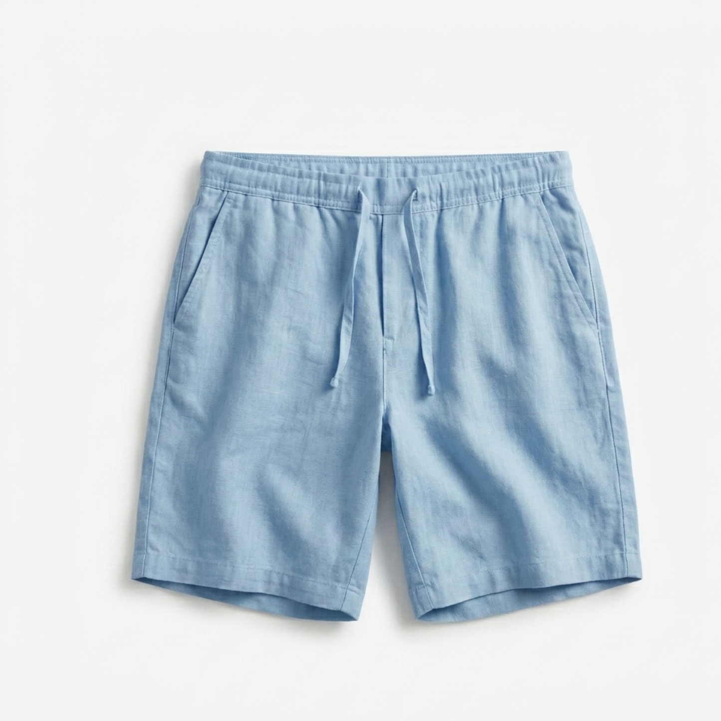 Breathable Linen Shorts Men Summer