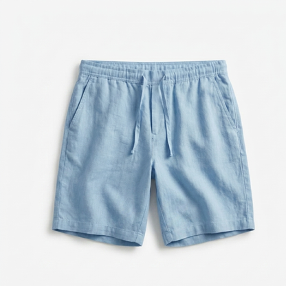 Breathable Linen Shorts Men Summer