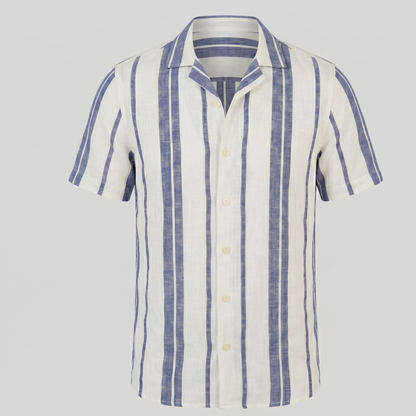 Stylish Short Sleeve Button-Down Shirt Men Summer