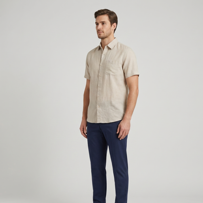 Lightweight Linen Shirt Men Summer