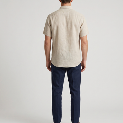 Lightweight Linen Shirt Men Summer