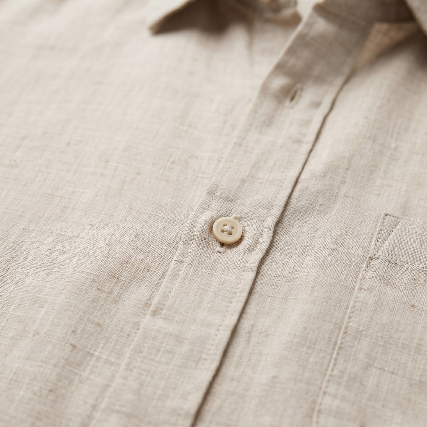 Lightweight Linen Shirt Men Summer