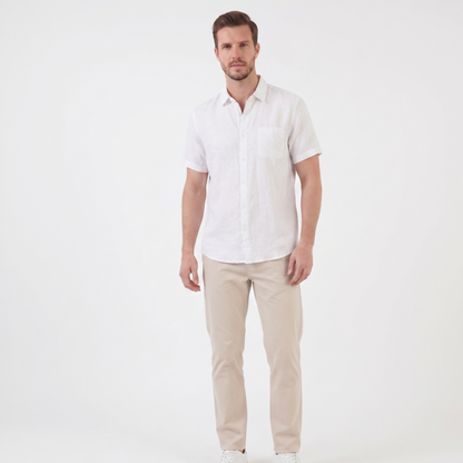 Lightweight Linen Shirt Men Summer