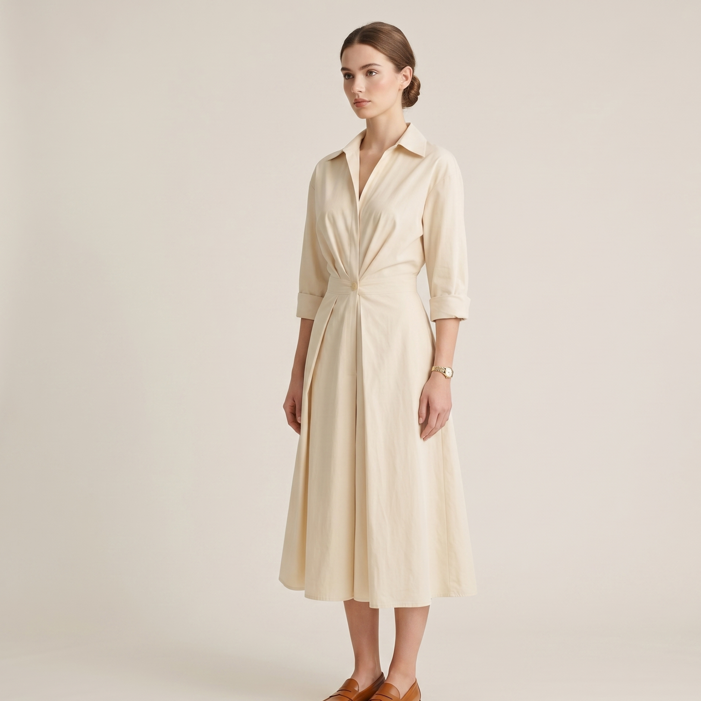 Elegant Vintage-Inspired A-Line Women's Dress Timeless, Flattering Summer Dresses