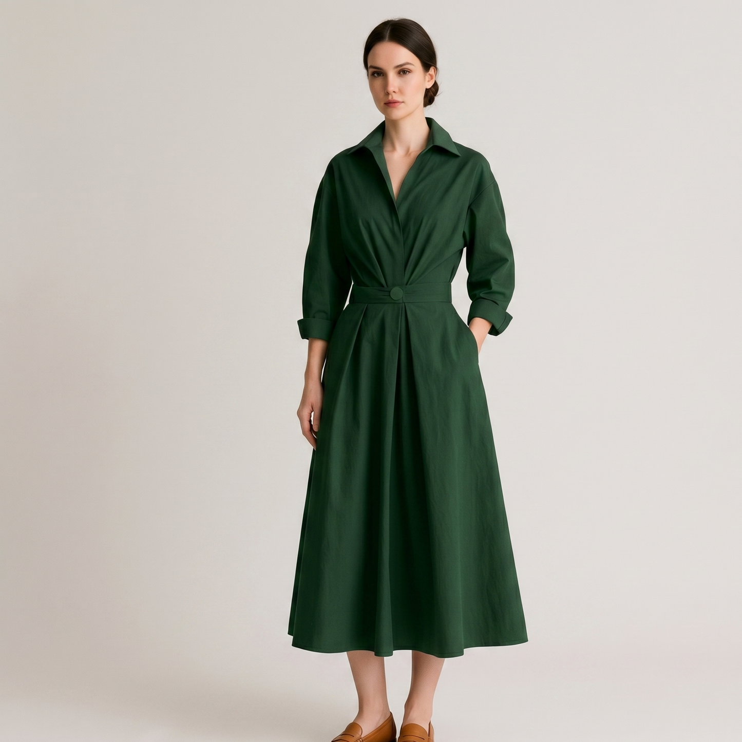 Elegant Vintage-Inspired A-Line Women's Dress Timeless, Flattering Summer Dresses