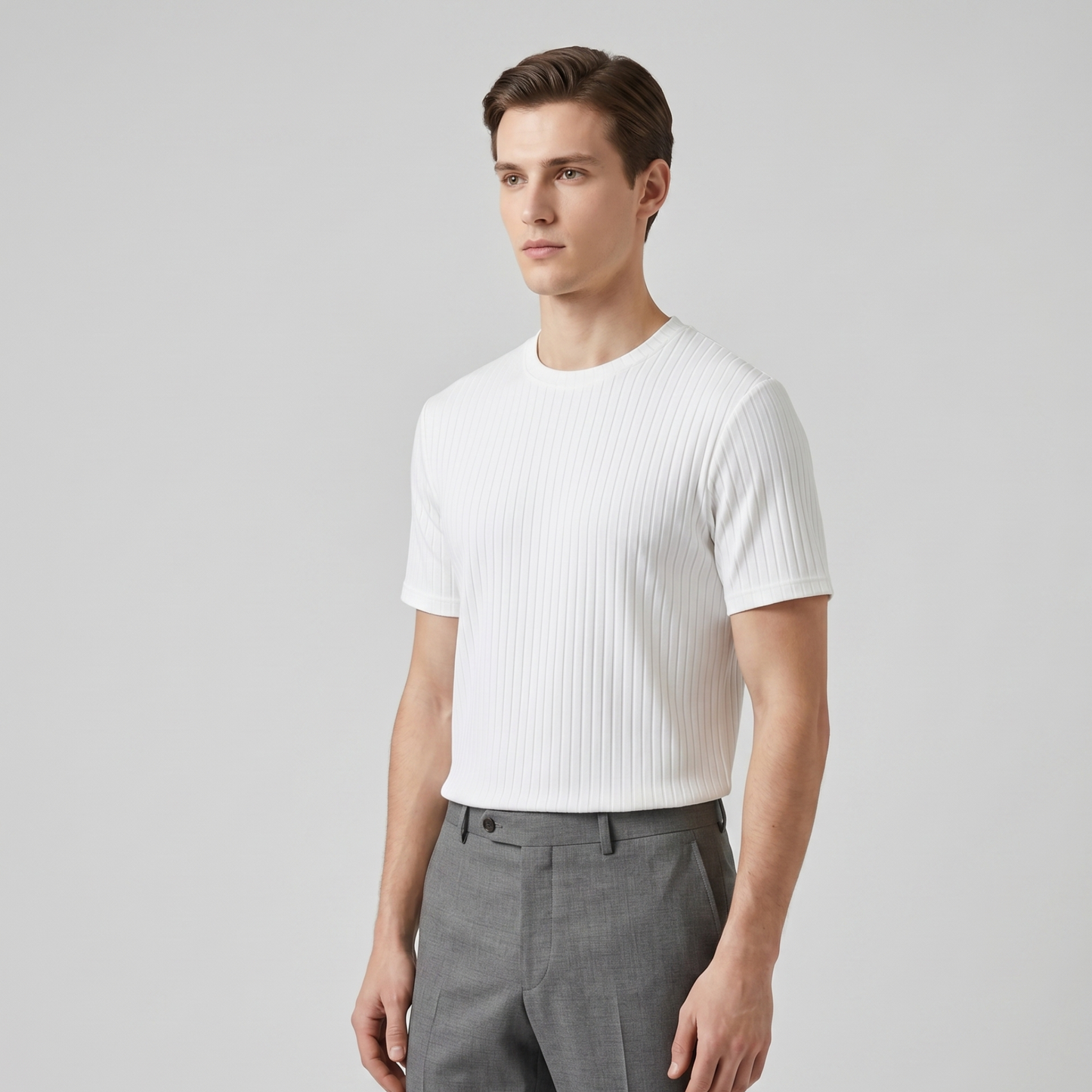 Athletic Flex-Fit Men's T Shirt Breathable Moisture-Wicking