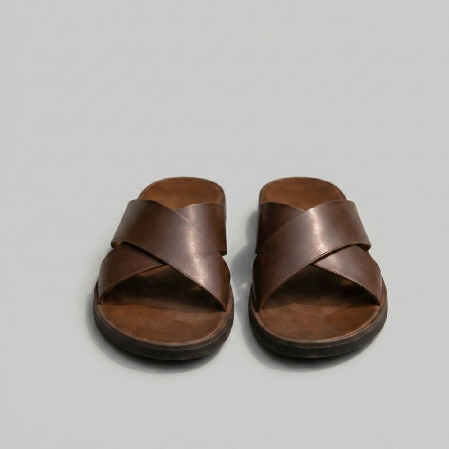Cross Strap Slide Sandals Men Summer