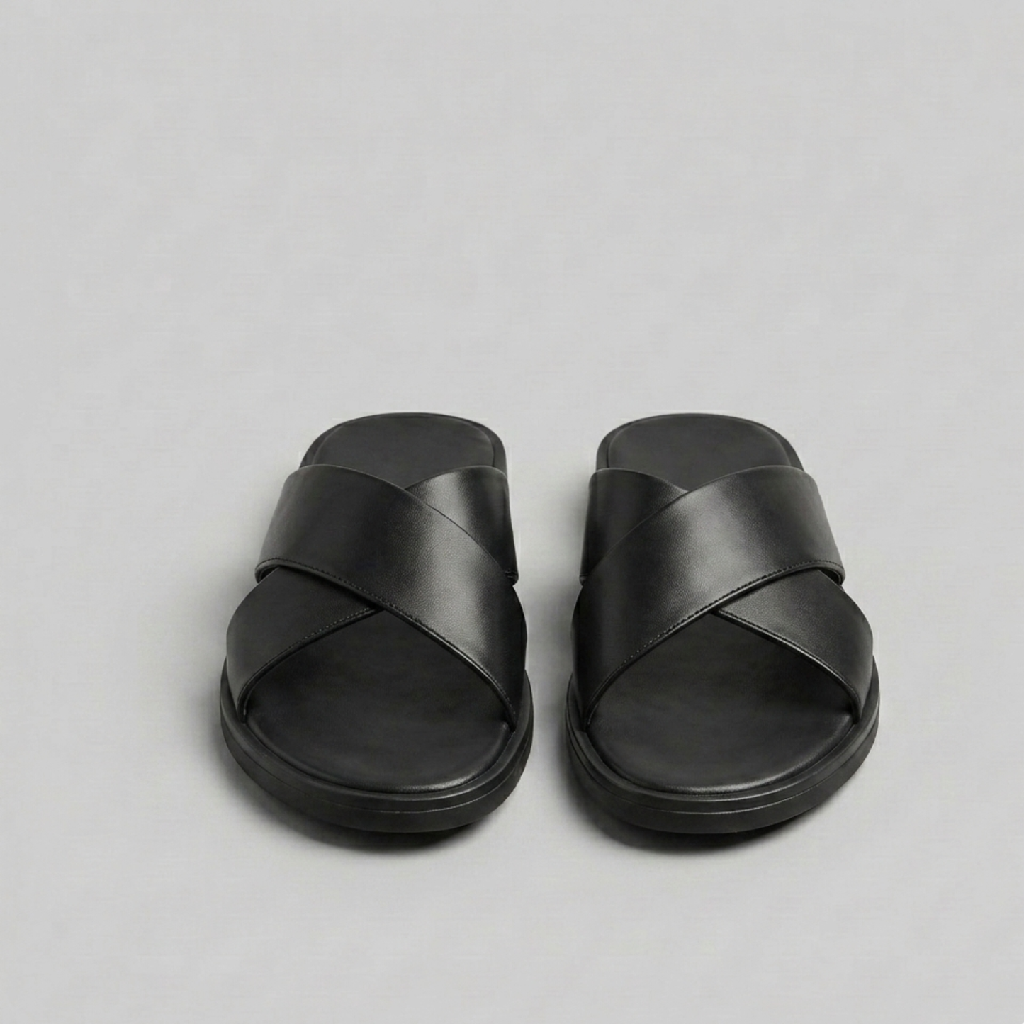 Cross Strap Slide Sandals Men Summer
