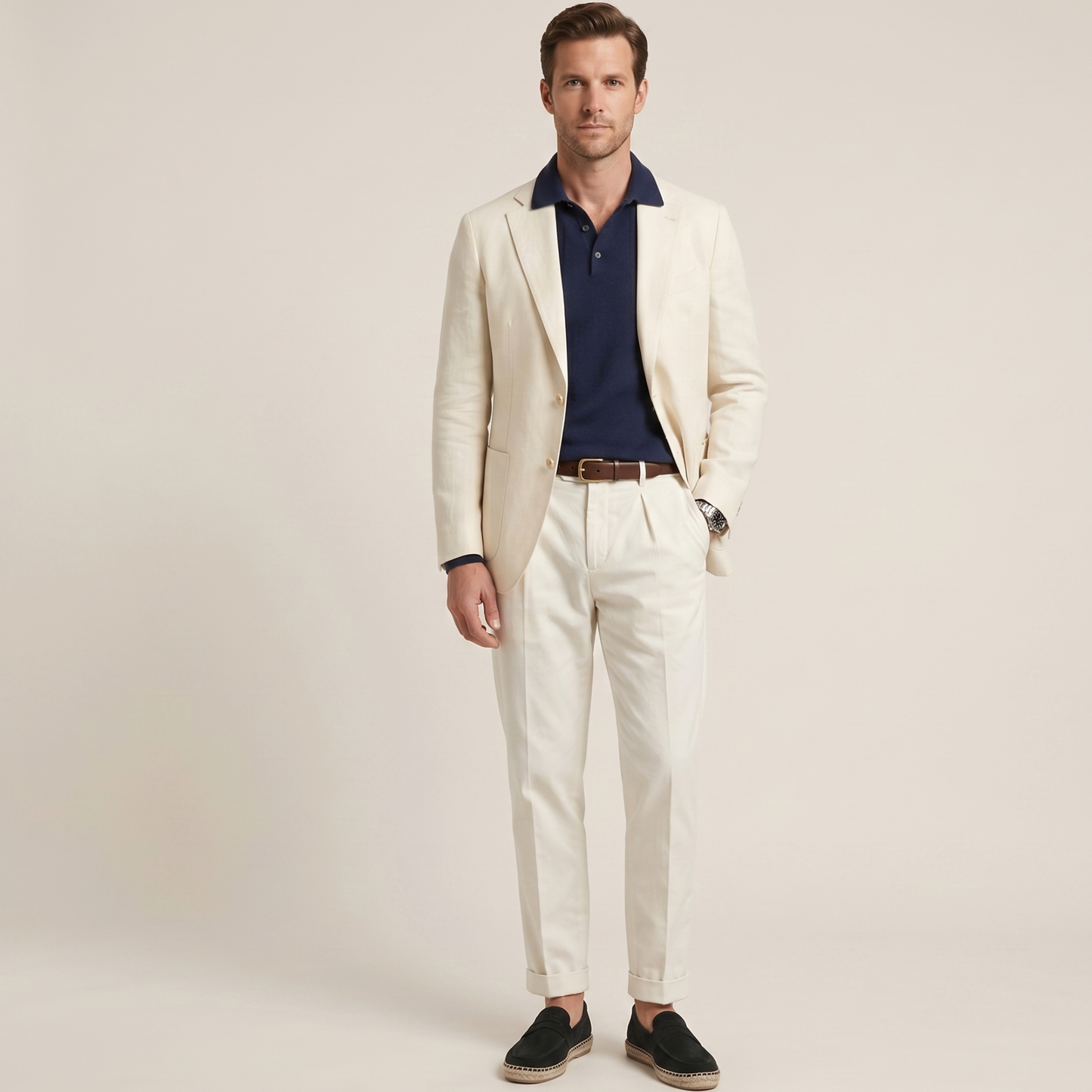 Men's Suede Loafers Casual Summer
