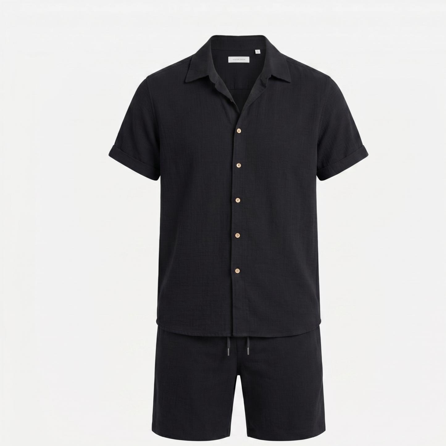 Lightweight Shirt and Shorts Set Men Summer