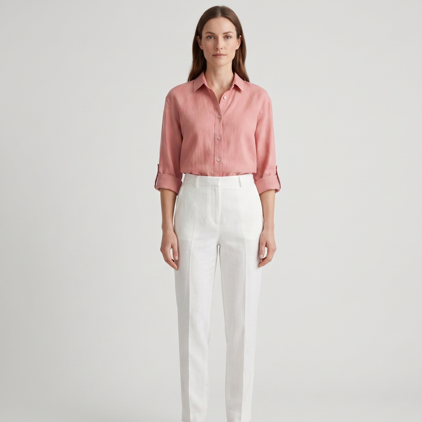 Breathable Linen Cotton Blend Blouse Women Summer