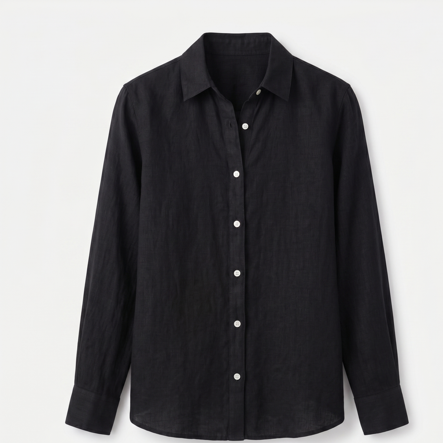 Breathable Linen Cotton Blend Blouse Women Summer