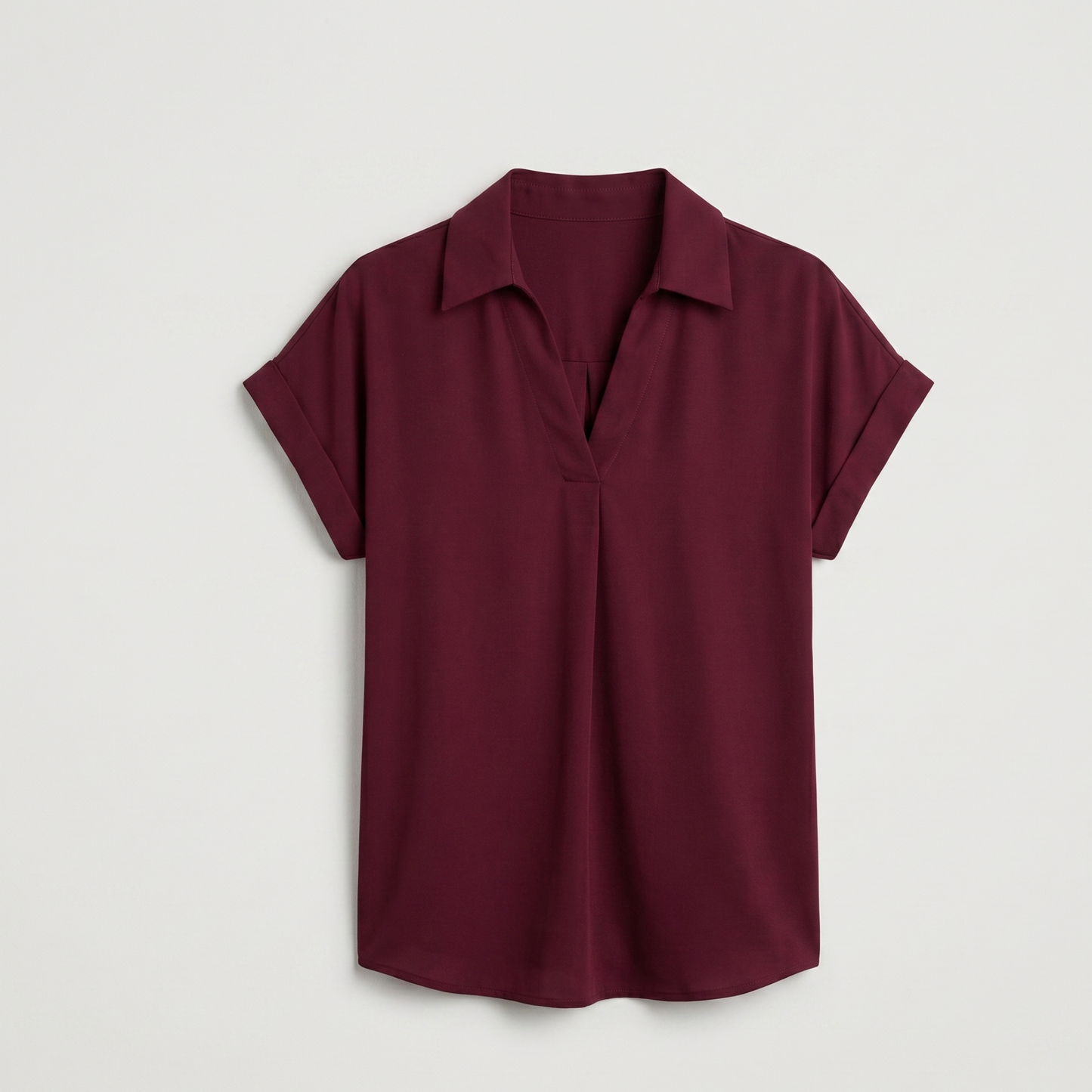 Lightweight V-Neck Blouse Women Summer