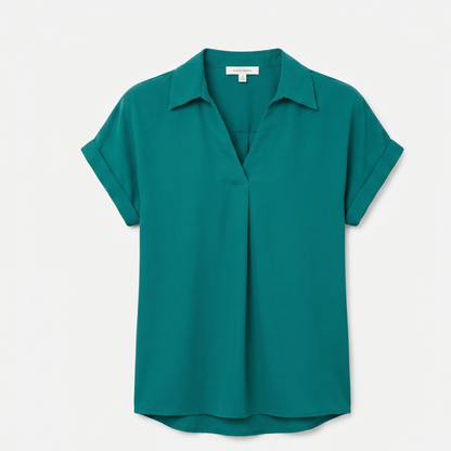 Lightweight V-Neck Blouse Women Summer