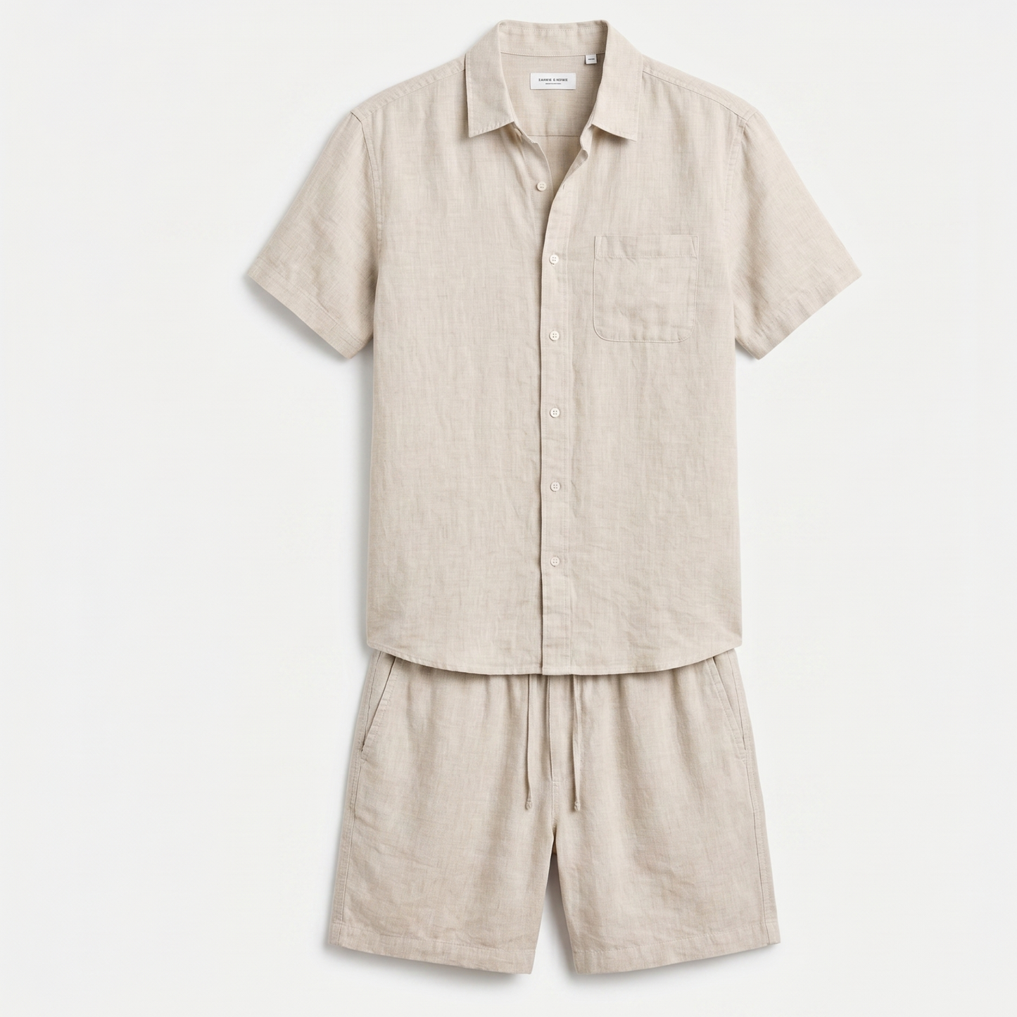 Lightweight Summer Set Men Shirt and Shorts