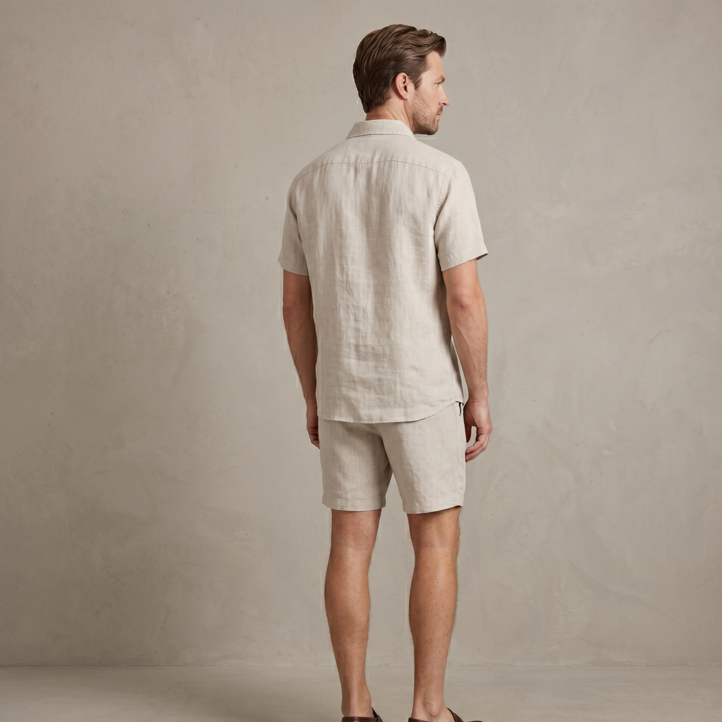 Lightweight Summer Set Men Shirt and Shorts