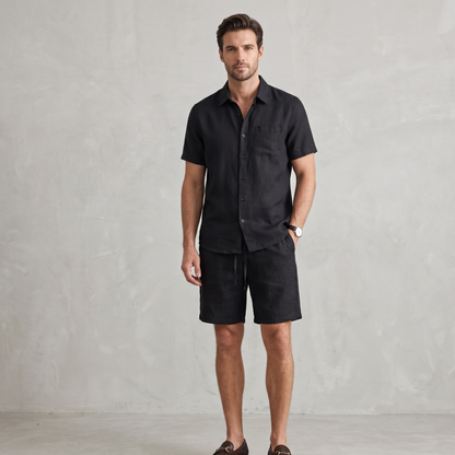 Lightweight Summer Set Men Shirt and Shorts