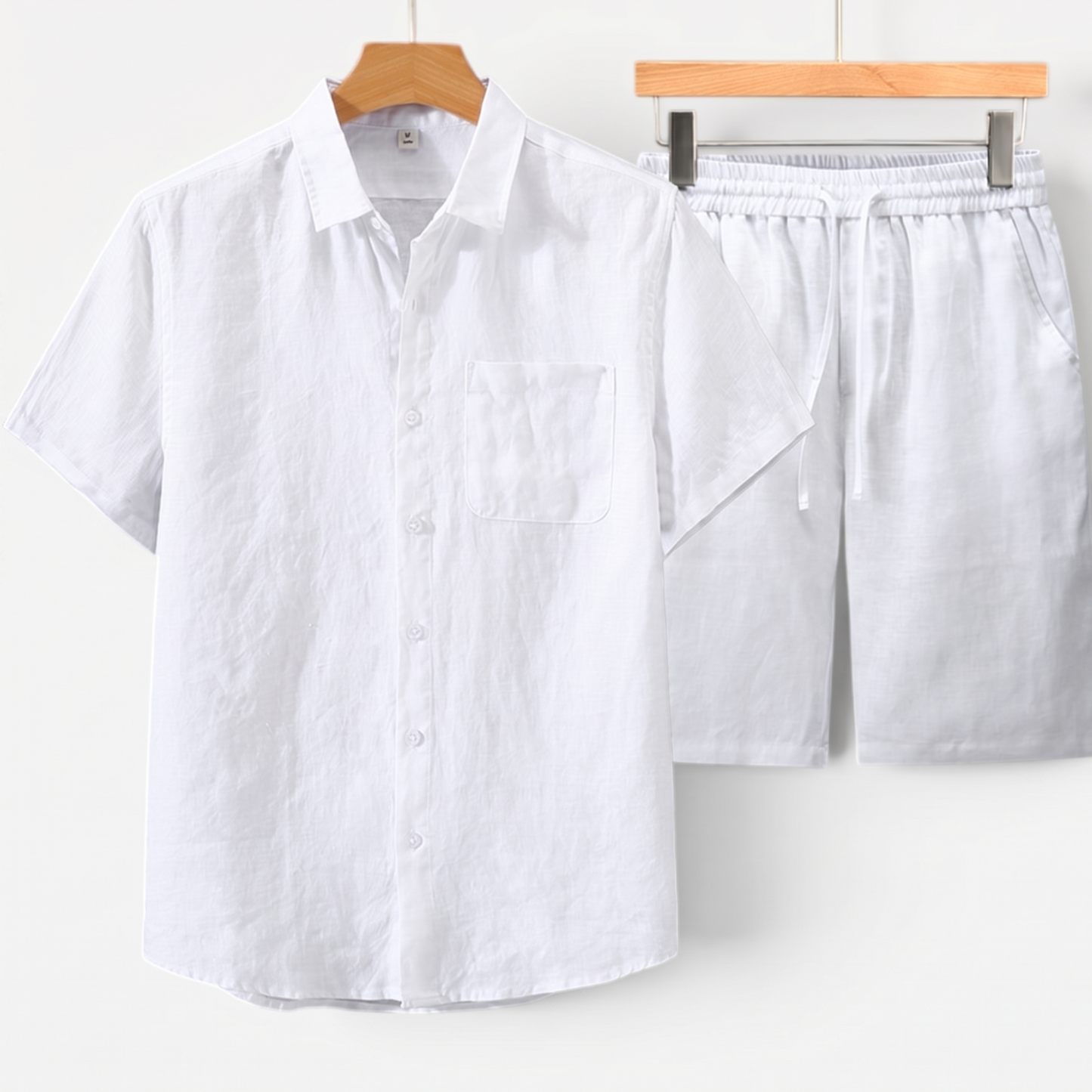 Lightweight Summer Set Men Shirt and Shorts