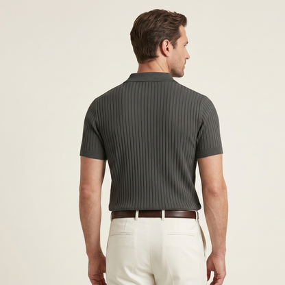 Muscle Fit Polo Shirt Men Casual All Seasons