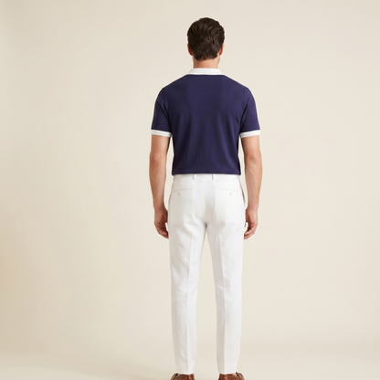 Regular Fit Short Sleeve Polo Shirt Men Casual