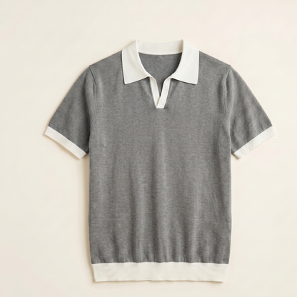 Regular Fit Short Sleeve Polo Shirt Men Casual