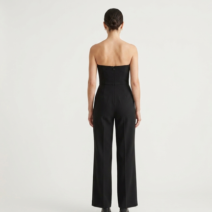 Elegant Wide Leg Jumpsuit Women All Seasons