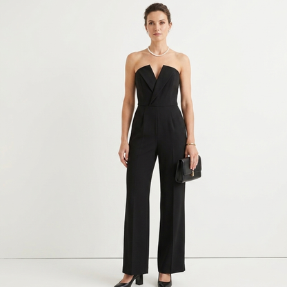 Elegant Wide Leg Jumpsuit Women All Seasons
