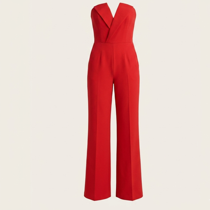 Elegant Wide Leg Jumpsuit Women All Seasons