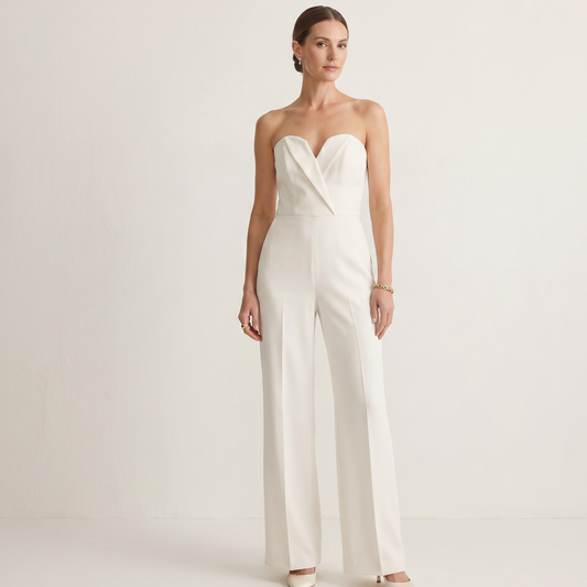 Elegant Wide Leg Jumpsuit Women All Seasons