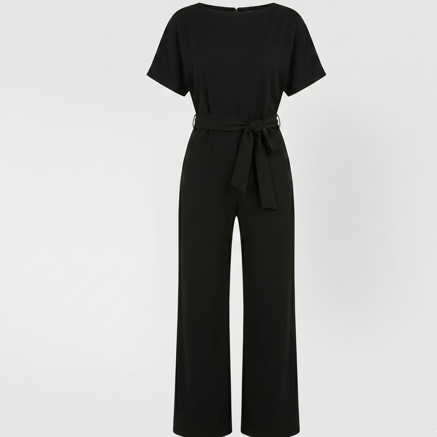 Tie Ribbon Jumpsuit Women Short Sleeved Summer
