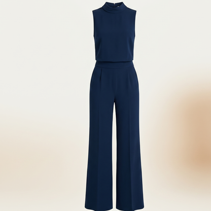 Wide Leg Jumpsuit Women Elegant All Seasons