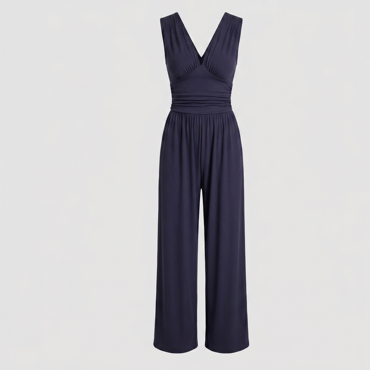 Sleeveless White Jumpsuit Women Summer Elegant