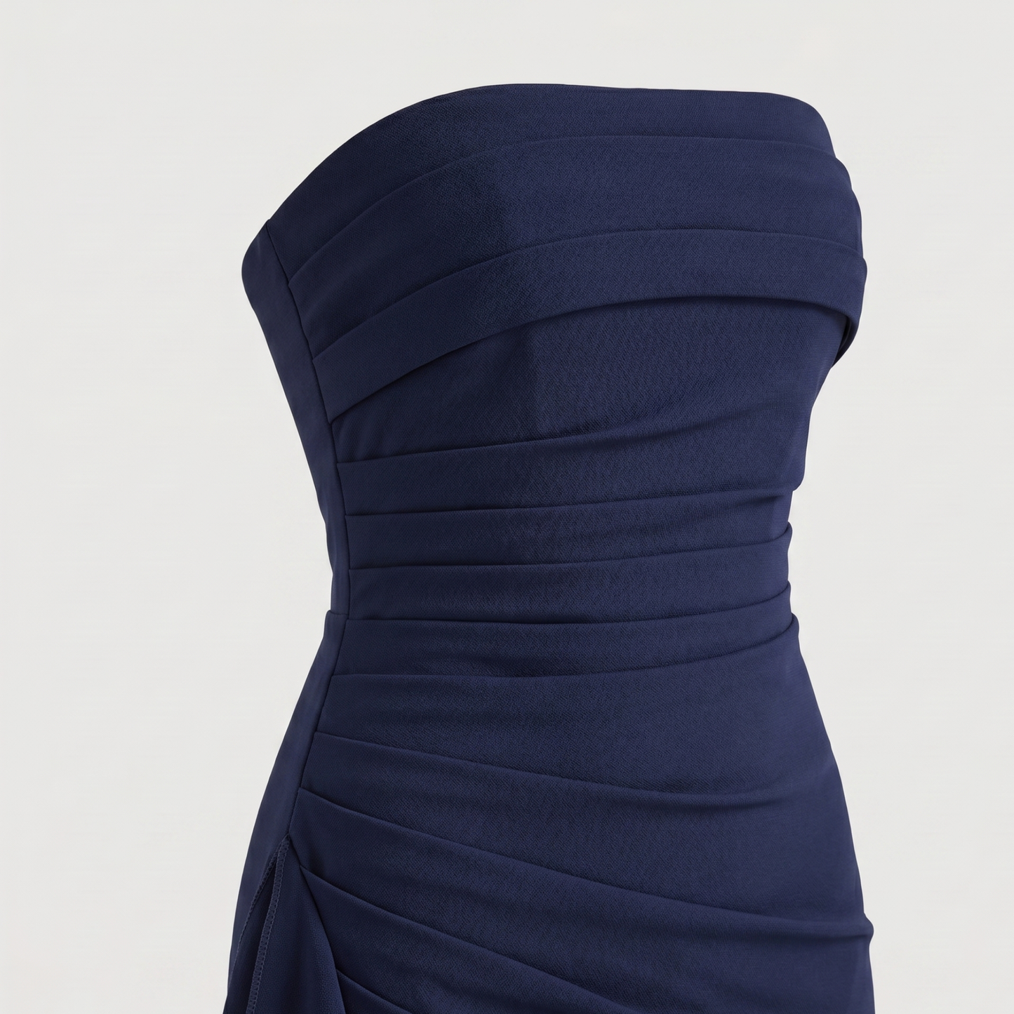 High Split Maxi Dress Women Strapless