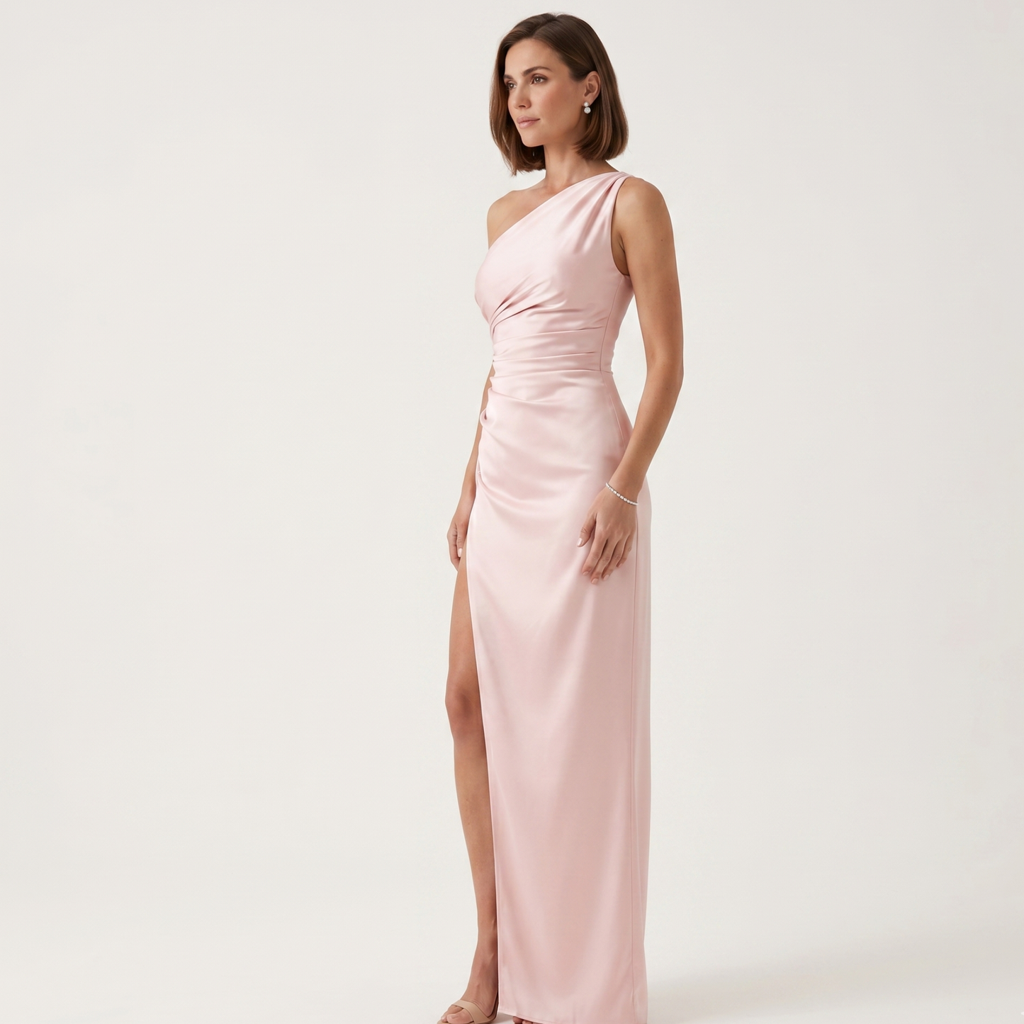 Asymmetrical One Shoulder Maxi Dress Summer