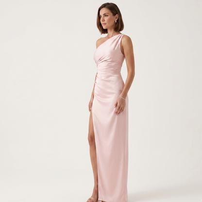 Asymmetrical One Shoulder Maxi Dress Summer