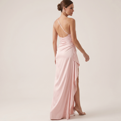 Asymmetrical One Shoulder Maxi Dress Summer