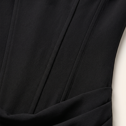 Square Neck Mini Dress Women Casual