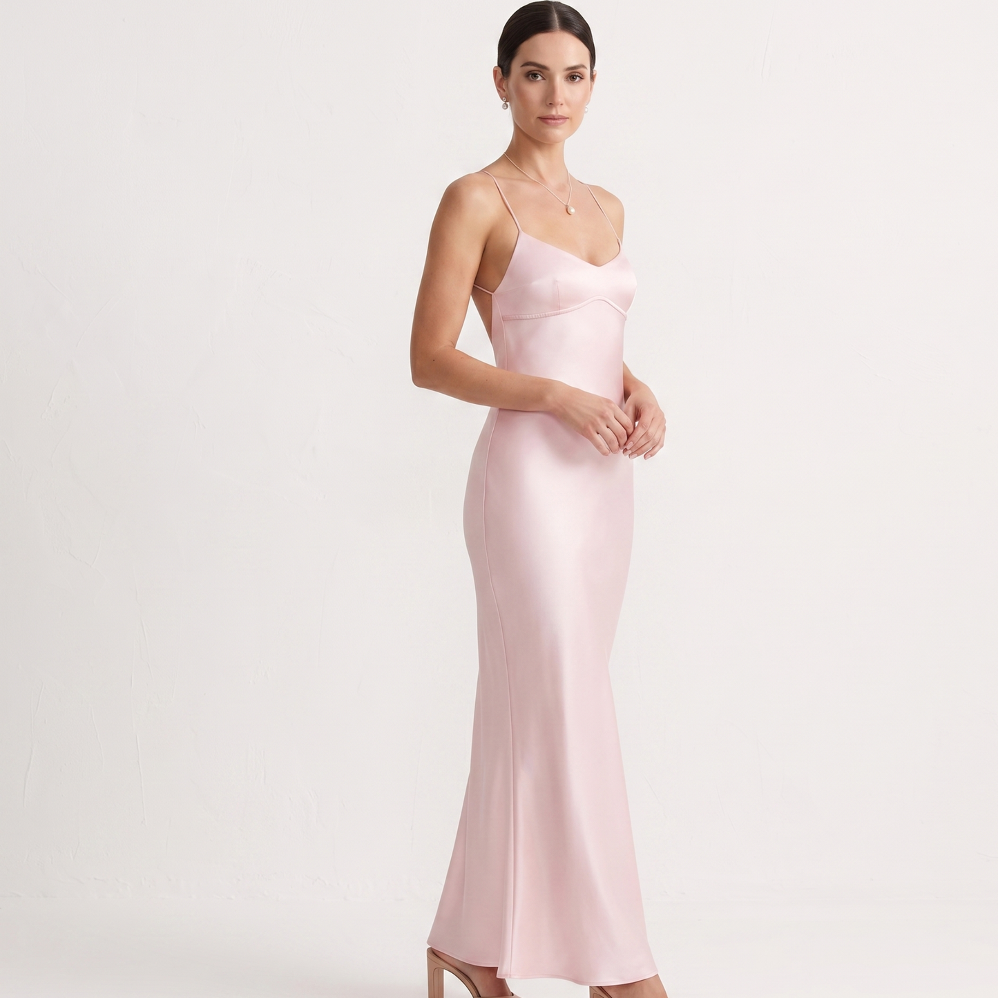 Spaghetti Strap Maxi Dress Women Summer