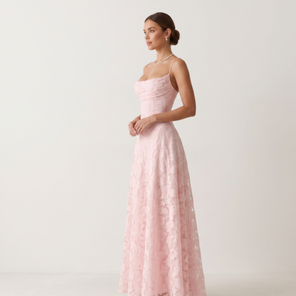 Textured A-Line Maxi Dress Women Summer