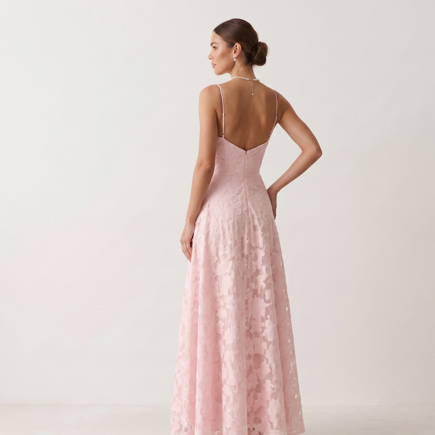 Textured A-Line Maxi Dress Women Summer